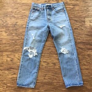 Levi’s Premium Wedgie Straight color: “Probably Ok” 26